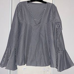 ✅Women Flowy Blouse with Bell Sleeves